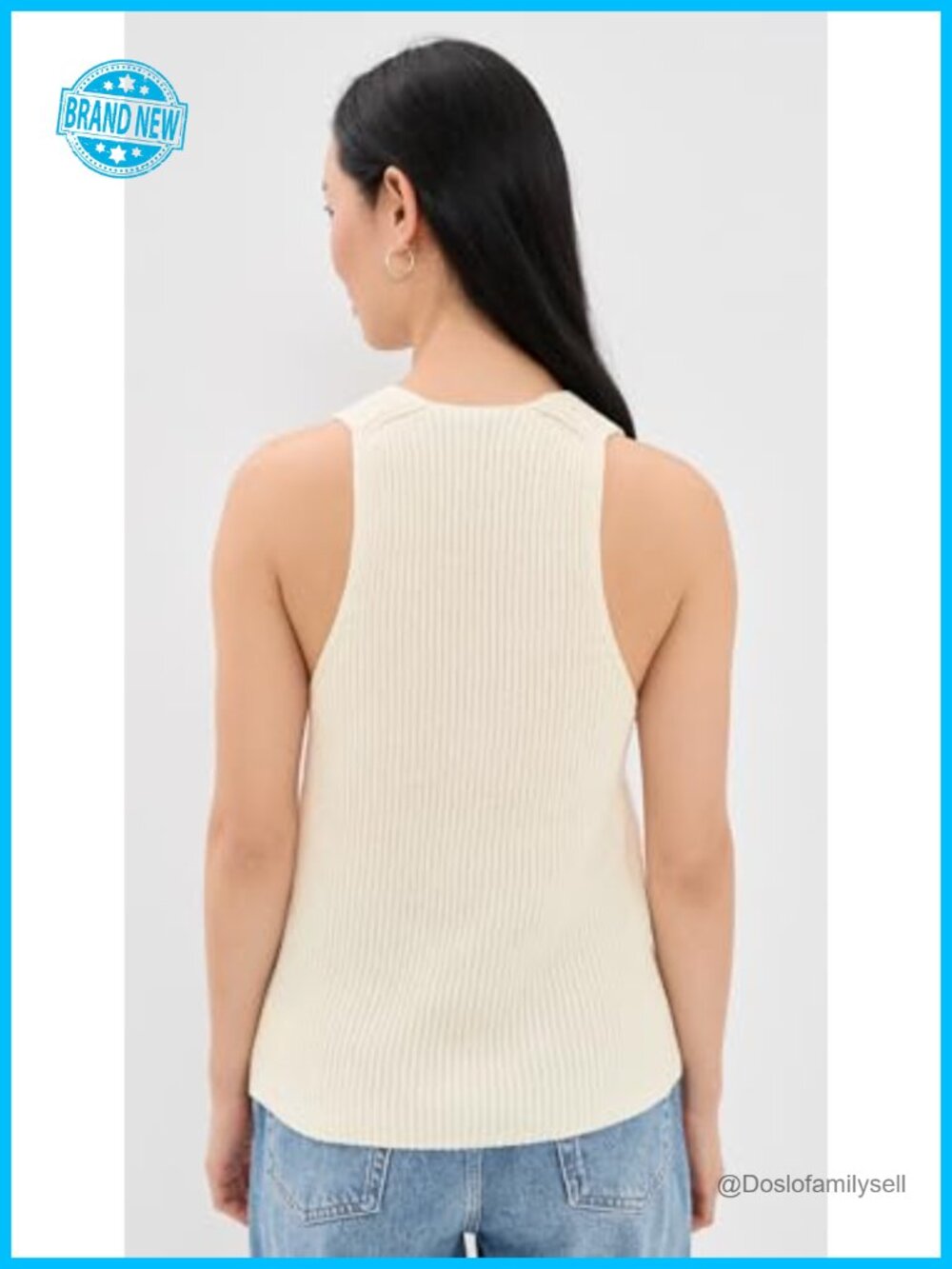 Theory Ribbed Knit Button Front Vest - Picture 3 of 5